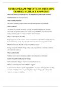 NUTR 430 EXAM 7 QUESTIONS WITH 100&percnt; VERIFIED CORRECT ANSWERS&excl;&excl;
