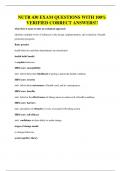 NUTR 430 EXAM QUESTIONS WITH 100&percnt; VERIFIED CORRECT ANSWERS&excl;&excl;