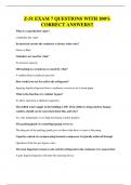 Z-51 EXAM 7 QUESTIONS WITH 100&percnt; CORRECT ANSWERS&excl;&excl;