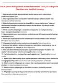 Package deal  for NFL Agent Exam Practice &vert; Actual Basic Questions with 100&percnt; Correct Answers &vert; Verified for 2025&sol;2026