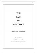 Contract Law Study Pack&period; 