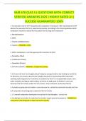 NUR 670 QUIZ 4 &lpar; QUESTIONS WITH CORRECT  VERIFIED ANSWERS 2025 &rpar; HIGHLY RATED A&plus;&vert;  SUCCESS GUARANTEED 100&percnt;