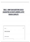 COMPLETE PACKAGE  DEAL FOR THE SBOLC  EXAMS&vert;STUDY QUESTIONS &vert;NOTES &vert;GUARANTEED PASS 202526