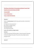 New Mexico State Board of Cosmetology and Barber Practice Exam Questions and correct Answers &lpar;Verified  Answers&rpar; 2025 Format&colon; Multiple Choice Answers&colon; Bolded with Rationales