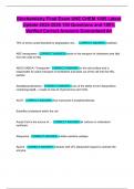 Biochemistry Final Exam UNE CHEM 1005 Latest Update 2025-2026 150 Questions and 100&percnt; Verified Correct Answers Guaranteed A&plus;