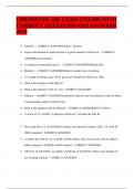 CHEMISTRY 120&colon; EXAM 2 EXAM WITH CORRECT QUESTIONS AND ANSWERS 2025