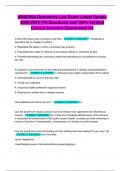 ARIZONA Optometry Law Exam Latest Update 2025-2026 115 Questions and 100&percnt; Verified Correct Answers Guaranteed A&plus;