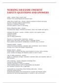 PORTAGE A&P1 L3 EXAM QUESTIONS AND ANSWERS