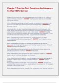 Chapter 7 Practice Test Questions And Answers  Verified 100&percnt; Correct