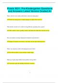 Praxis 5531&colon; Pre-Kindergarten Questions and Answers Latest Version Graded A&plus;