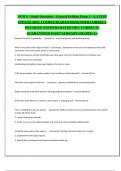 NGWA - Study Questions - General Drilling Exam 1 - -LATEST UPDATE 2025 &vert; COMPLETE QUESTIONS WITH CORRECT DETAILED ANSWERS-RATED 100&percnt; CORRECT&excl;&excl; GUARANTEED PASS&excl;&excl; ALREADY GRADED A&plus;