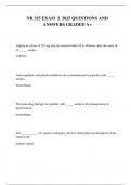 NR 325 EXAM  2  2025 QUESTIONS AND ANSWERS GRADED A&plus;