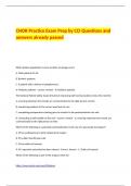 CNOR Practice Exam Prep by CCI Questions and answers already passed&period;