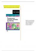 Test bank undamental Concepts and Skills for Nursing &ndash; Test Bank &vert; Williams 6th Edition &vert; NCLEX-Aligned Practice Questions with Answers &vert; 2025