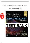 Test Bank - Cellular and Molecular Immunology&comma; 11th Edition &lpar;Abbas&comma; 2024&rpar;&comma; Chapter 1-21 &vert; All Chapters