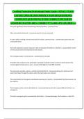 Certified Protection Professional Study Guide---FINAL EXAM-LATEST UPDATE 2025-MOSTLY TESTED QUESTIONS-COMPLETE QUESTIONS WITH CORRECT DETAILED ANSWERS &vert; RATED 100&percnt; CORRECT&excl;&excl; ALREADY GRADED A&plus;