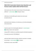 PAEA EOC & Summative Practice Exam Questions and  Answers &lpar;Latest Update 2025&rpar; Verified Answers &comma; Rated A&plus;