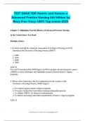 TEST BANK FOR Hamric and Hanson-s  Advanced Practice Nursing 6th Edition by  Mary Fran Tracy-100&percnt; Top scores-2025