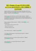 DEX Module 4 Exam STUDYGUIDE  ACTUAL QUESTIONS AND CORRECT  ANSWERS