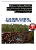 Research Methods for Business Students&comma; 8th Edition &vert; Mark Saunders & Philip Lewis &vert; Complete Solution Manual &lpar;Chapters 1&ndash;14&rpar;