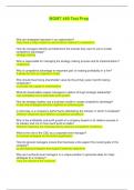 MGMT 449 Test Prep &vert; Questions with 100&percnt; Correct Answers