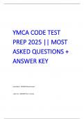 YMCA CODE TEST PREP 2025 &vert;&vert; MOST ASKED QUESTIONS &plus; ANSWER KEY