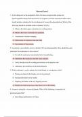 NUR 2513 Maternal Child Nursing Exam 2 &lpar;Questions With 100&percnt; Correct & Verified Answers&rpar;