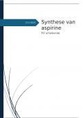 Verslag synthese van aspirine scheikunde