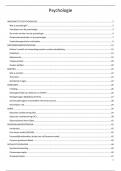 Samenvatting psychologie Bachelor Geneeskunde