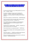 WATER WELL DRILLING 101 FOR GENERAL EXAM QUESTIONS AND CORRECT ANSWERS RECENTLY UPDATED