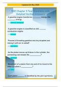 SGE Chapter 5 Test Questions with  Detailed Verified Answers