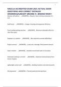 NASCLA ACCREDITED EXAM 2025 ACTUAL EXAM QUESTIONS AND CORRECT DETAILED ANSWERS&vert;&vert;ALREADY GRADED A&plus;&lpar;BRAND NEW&excl;&excl;&excl;