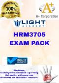 HRM3705  LATEST EXAM PACK 2025 &lbrace;DETAILED QUESTIONS AND ANSWERS&rcub;