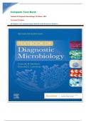Complete Test Bank  Textbook Of Diagnostic Microbiology 7th Edition&comma; 2025  By Connie R&period; Mahon  All Chapters 1-41&vert; Updated Edition With All Verified Answers&vert; Grade A&plus;