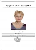 PERIPHERAL ARTERIALS DISEASE&lpar;PAD&rpar;&sol;&lpar;PVD&rpar; UNFOLDING REASONING  CASE STUDY  ANSWERED & VERIFIED  JoAnn Smith 74 YEARS OLD &lpar;2025&rpar; LATEST VERSION