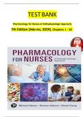 Test bank for pharmacology for nurses a pathophysiologic approach 6th edition by michael