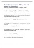 Texas Veterinary Board Exam 2025 Questions and Answers &lpar;Verified Answers&rpar;