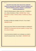 RELATIVITY RCA EXAM LATEST 2025 ACTUAL EXAM WITH  COMPLETE QUESTIONS AND CORRECT DETAILED ANSWERS &lpar;100&percnt;  VERIFIED ANSWERS&rpar; &vert;ALREADY GRADED A&plus;&vert; &vert;&vert;PROFESSOR  VERIFIED&vert;&vert; &vert;&vert;BRANDNEW&excl;&excl;&excl;&vert;&vert;