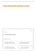 FFMA QUESTIONS QUIZZES & ANS&excl;&excl;