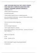 JAMF 100 EXAM PRACTICE TEST LATEST UPDATE THIS YEAR WITH COMPLETE QUESTIONS AND CORRECT ANSWERS ALREADY GRADED A&plus;