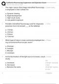 CALIFORNIA FLUOROSCOPY SUPERVISOR AND OPERATOR FINAL EXAM 2025 TEST BANK CURRENTLY TESTING&sol;ALREADY GRADED A&plus; &sol;&sol;BRAND NEW&excl;&excl;