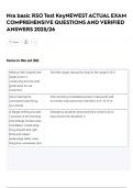 Nra basic RSO Test KeyNEWEST ACTUAL EXAM  COMPREHENSIVE QUESTIONS AND VERIFIED  ANSWERS 2025&sol;26