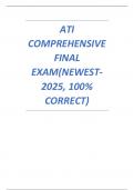 ATI COMPREHENSIVE FINAL EXAM &lpar;NEWEST-2025&comma; 100&percnt; CORRECT&rpar;