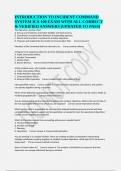 Introduction to Incident Command System ICS-100 Exam &ndash; All Correct & Verified Answers &lpar;Updated to Pass&rpar; &ndash; FEMA NIMS Certification Prep