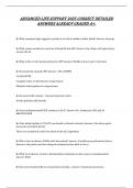 ADVANCED LIFE SUPPORT 2025 CORRECT DETAILED ANSWERS ALREADY GRADED A&plus;&period;