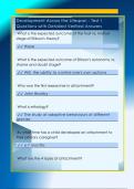 Development Across the Lifespan - Test 1 Questions with Detailed Verified Answers