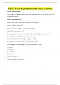 BA323 Exam 4 Questions and Correct Answers&period;