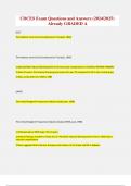 CDCES Exam Questions and Answers &lpar;2024&sol;2025&rpar; Already GRADED A