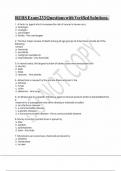 REHS Exam 233 Questions with Verified Solutions&period;
