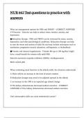 NUR 662 Test questions to practice with answers&period;